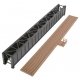 90` Single-Track Railroad Deck Girder Bridge -- Kit - 12-7/16 x 1-3/16 x 1-3/16` 31.5 x 3.0, HO, Walthers Cornerstone 4508