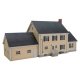 Executive House -- Kit - 9-15/16 x 5 x 4-3/4′ 25.2 x 12.7 x 12cm, HO, Walthers Cornerstone 4154