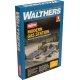 Modern Gas Station -- Kit - Main Building: 5-3/4 x 3-5/8 x 1-3/4′ 14.6 x 9.2 x 4.4cm, N, Walthers Cornerstone 3885