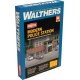 Modern Police Station -- Kit - 8 x 7-5/8 x 3′ 20.3 x 19.3 x 7.6cm, HO, Walthers Cornerstone 4201