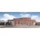 3-Stall Modern Roundhouse -- Kit - 10-13/16 x 3-15/16′ 27.4 x 10cm Stall Width at Rear 3-3/1, N, Walthers Cornerstone 3260
