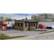 Industry Office -- Kit - 4-3/4 x 6-1/4 x 2-3/4′ 12.1 x 15.9 x 5.1cm, HO, Walthers Cornerstone 4020