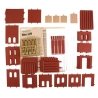 Modular Building System(TM) - 152 Pieces -- 4-in-1 1 Industrial Building Kit - 7-1/2 , HO, Design Preservation Models 35200