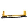 61` 8` Bulkhead Flatcar - Ready to Run -- TTX TTPX 81317 (yellow, black, red logo), N, Micro Trains Line 5400460