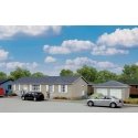 Modern Sectional House with Garage -- Kit, HO, Walthers Cornerstone 4151