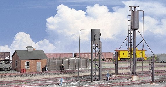 Sanding Tower & Drying House -- Kit, N, Walthers Cornerstone 3813