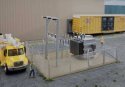 Small Substation -- Kit - 5 x 3-13/16 x 2-7/8′ 12.7 x 9.7 x 7.3cm, HO, Walthers Cornerstone 4175