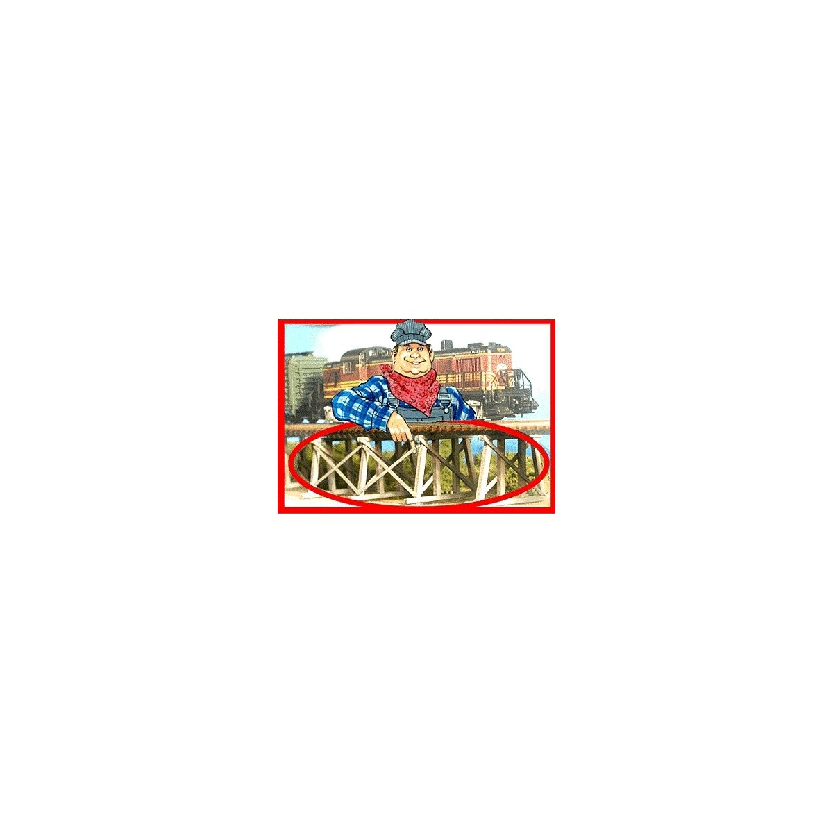 Low Boy Trestle -- Kit, N, Bar Mills LLC 304