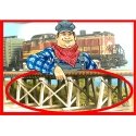 Low Boy Trestle -- Kit, N, Bar Mills LLC 304