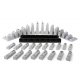 Power-LOC Track -- Bridge & Pier Set - Kit, HO, WalthersTrainline 1365