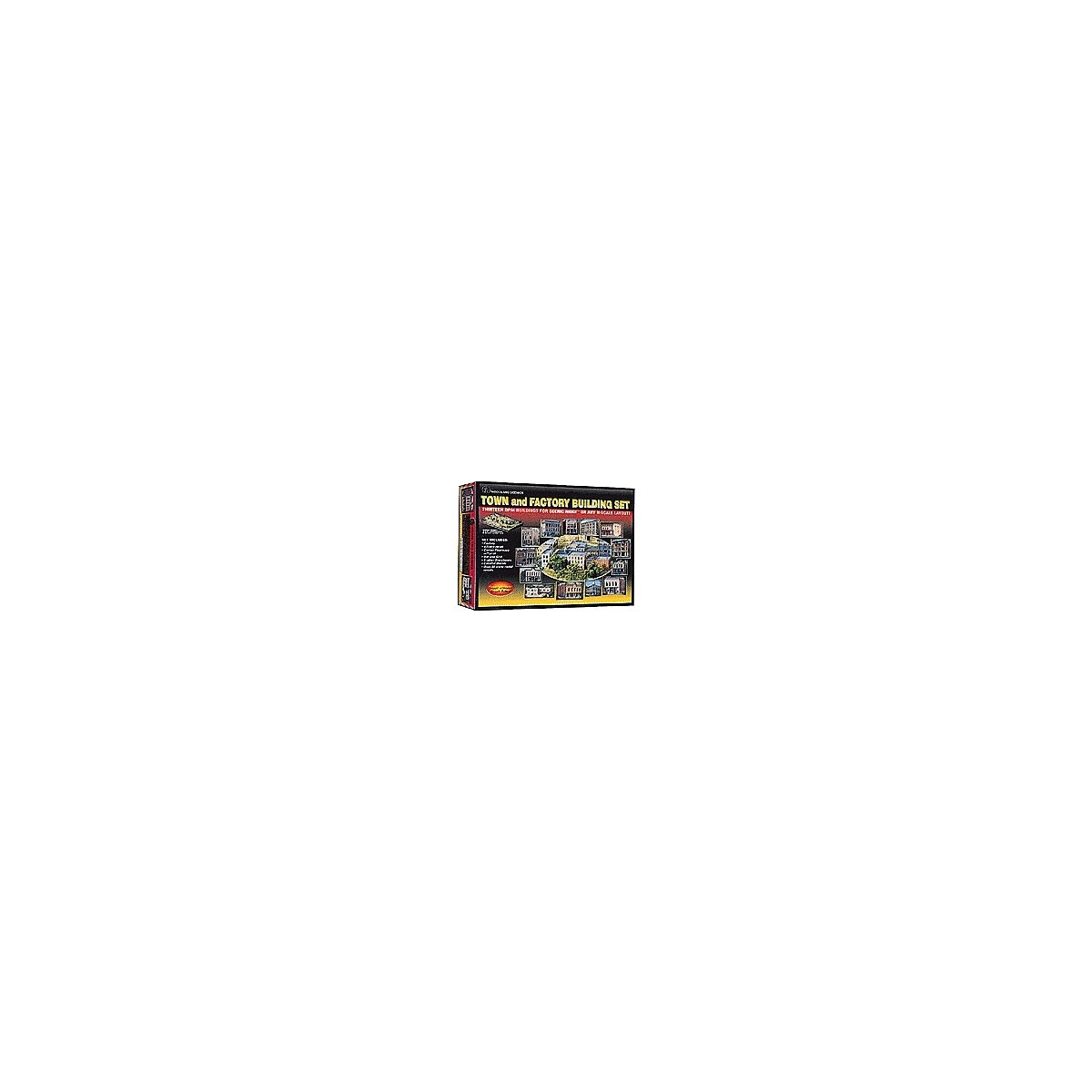 Town & Factory Building Set(TM) -- Kit, N, Woodland Scenics 1485