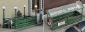 Subway Entrance -- Kit - Builds 2 Complete Models, HO, Walthers Cornerstone 3762