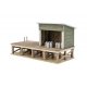 Milk Platform -- Kit - 3-7/16 x 1-1/2 x 1-7/8′ 8.73 x 3.81 x 4.76cm, HO, Walthers Cornerstone 4062