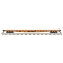GSI 60′ Flatcar - Ready to Run -- Illinois Central Gulf 910300 (orange, black), N, Atlas Model Railroad Co. 50006429