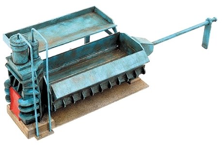 Ferrous Shear -- Kit - 7-1/4 x 3 x 3′ 18.4 x 7.6 x 7.6cm, HO, Walthers Cornerstone 3630