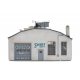 Import Motors -- Kit - 7-1/4 x 5-3/8 x 3-7/8′ 18.4 x 13.6 x 9.4cm, HO, Walthers Cornerstone 4023