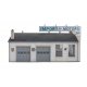 Import Motors -- Kit - 7-1/4 x 5-3/8 x 3-7/8′ 18.4 x 13.6 x 9.4cm, HO, Walthers Cornerstone 4023