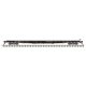 GSI 60′ Flatcar - Ready to Run -- Northern Pacific 66004 (black, white), N, Atlas Model Railroad Co. 50006436