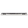GSI 60′ Flatcar - Ready to Run -- Northern Pacific 66004 (black, white), N, Atlas Model Railroad Co. 50006436
