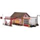 Fill`er Up & Fix`er Up - Built-&-Ready Landmark Structures(R) -- Assembled - 6-5/32 x 5-13/62` , HO, Woodland Scenics 5025
