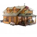 Mo Skeeters Bait & Tackle - Built-&-Ready(R) Landmark Structures(R) -- Assembled - 3-11/16 x 5-1, HO, Woodland Scenics 5047