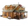 Mo Skeeters Bait & Tackle - Built-&-Ready(R) Landmark Structures(R) -- Assembled - 3-11/16 x 5-1, HO, Woodland Scenics 5047