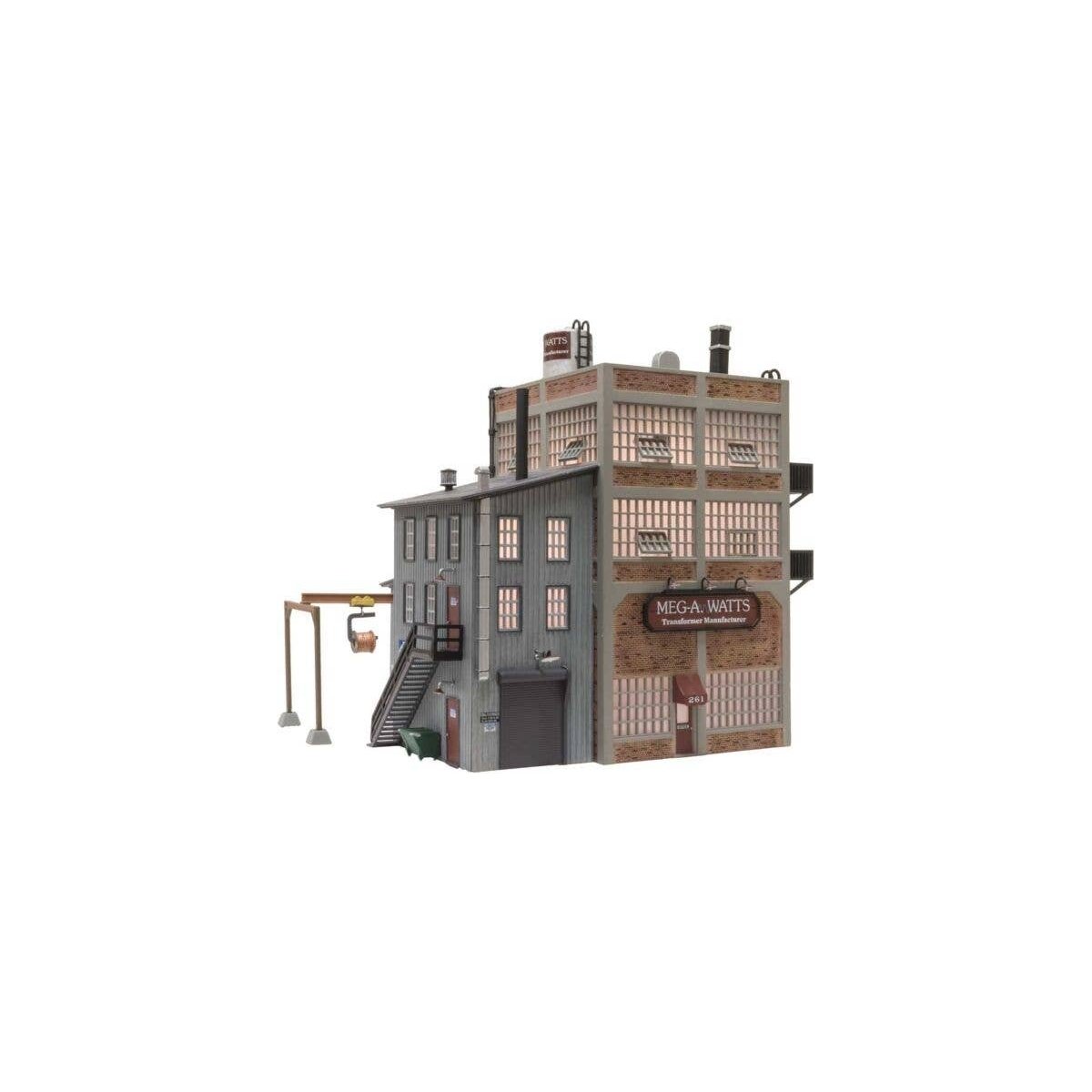 Meg A. Watts Transformers - Built-&-Ready Landmark Structures(R) -- Assembled - 8-7/16 x 6-27/32, HO, Woodland Scenics 5037