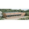 DPM Structure Kits -- Trackside Transfer - 11-1/2 x 4-1/4′ 28.7 x 10.6cm, N, Design Preservation Models 51000