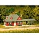 Passenger Station - Kit -- 4-1/8 x 9′ 10.3 x 22.5cm, HO, Atlas Model Railroad Co. 706