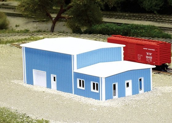 Office & Warehouse -- Scale 30 x 60′ (blue), N, Pikestuff 8017