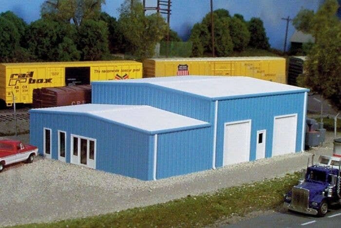General Contractor`s Building -- Kit - 5-1/2 x 8-1/2` 12.5 x 14cm, HO, Pikestuff 5006