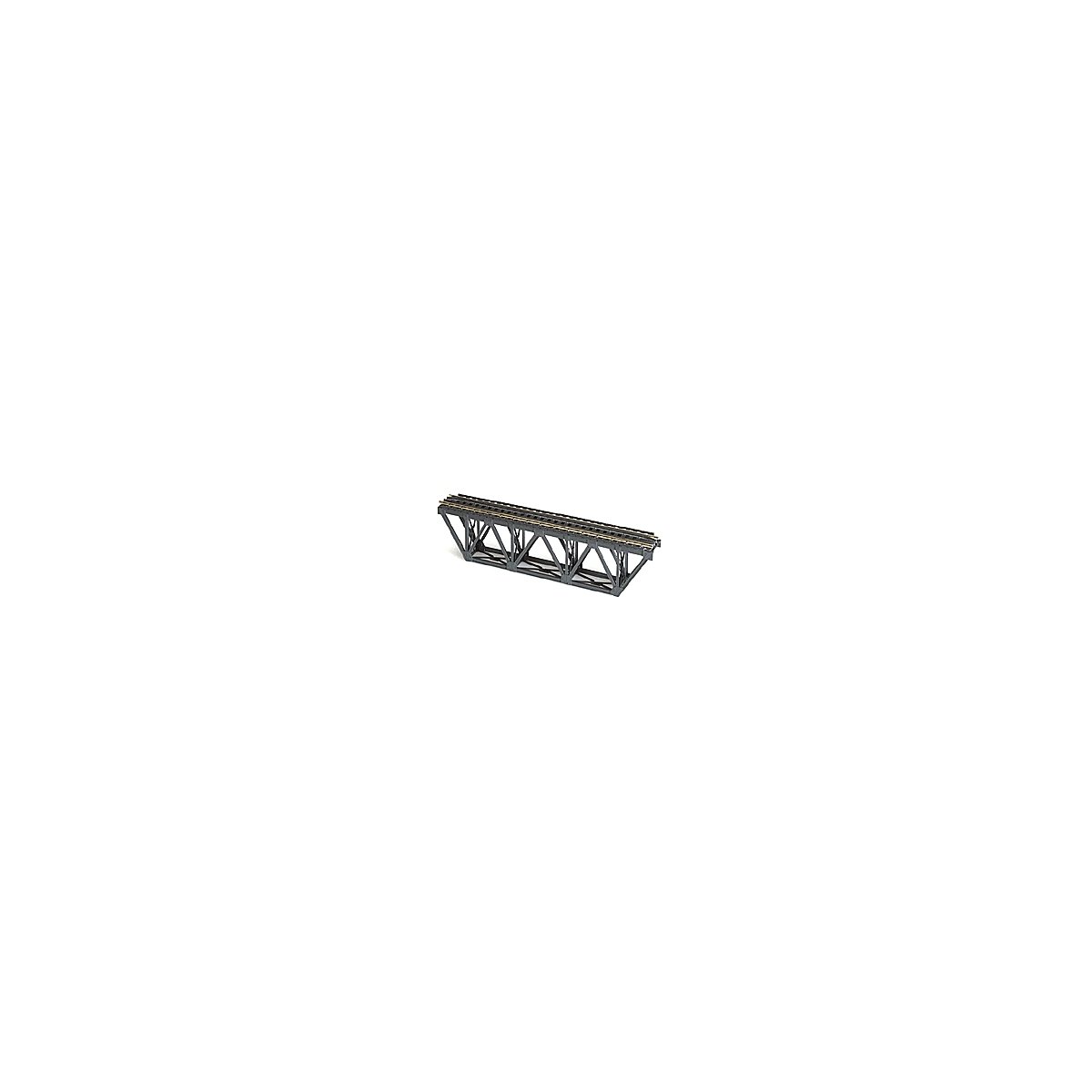 65` Deck Truss Bridge - Kit -- Code 100 Nickel-Silver Rail - 9` 22.9cm, HO, Atlas Model Railroad Co. 884