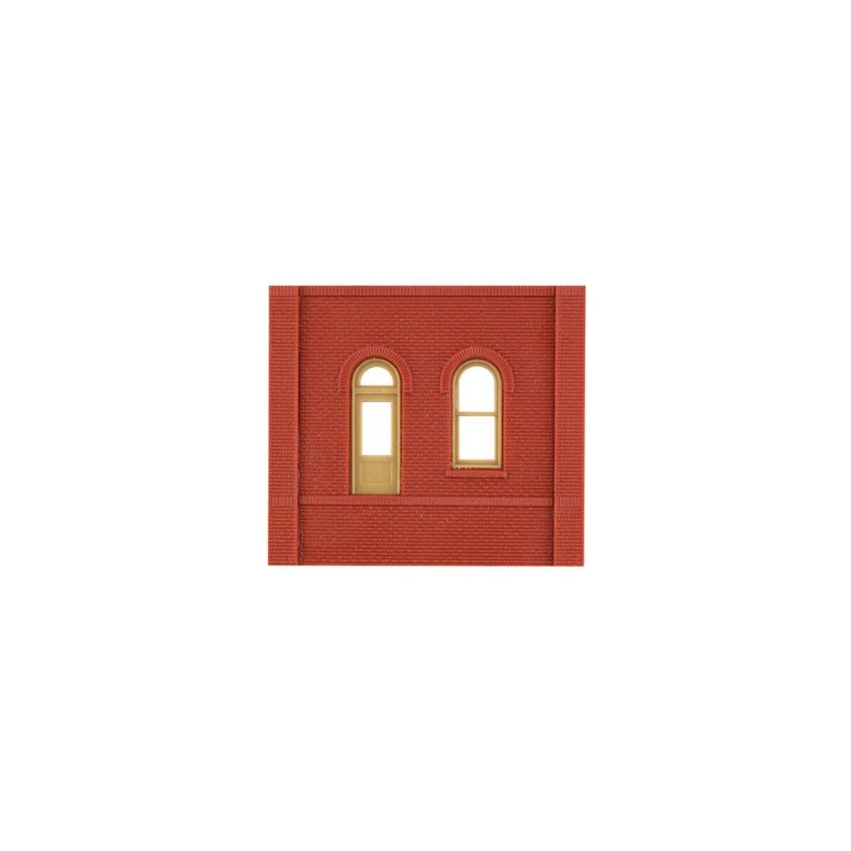 Modular Building System(TM) -- Dock Level Wall Sections w/Arched Entry - Kit, HO, Design Preservation Models 30105
