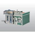 Doctor`s Office & Shoe Repair - Scenic Details(R) -- Metal Kit - 3 x 2-1/8` 7.6 x 5.4cm, HO, Woodland Scenics 224