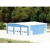 Fire Station -- (blue) Scale 50 x 40′ 15.2 x 12.2m, N, Pikestuff 8009