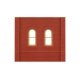 Modular Building System(TM) -- Dock Level Wall Sections w/Arched Windows - Kit, HO, Design Preservation Models 30103