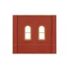Modular Building System(TM) -- Dock Level Wall Sections w/Arched Windows - Kit, HO, Design Preservation Models 30103