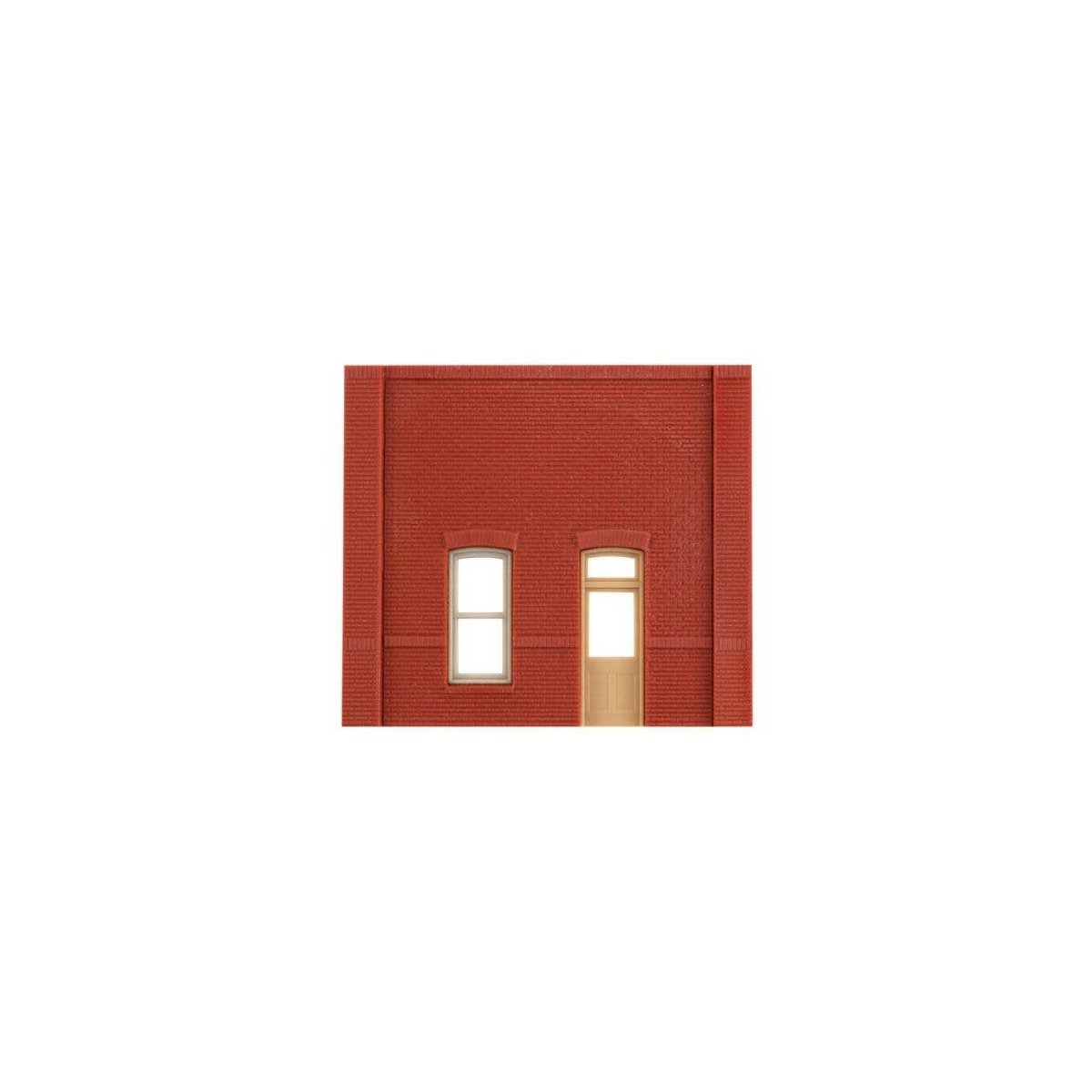 Modular Building System(TM) -- Street Level Wall Sections w/Rectangular Entry - Kit, HO, Design Preservation Models 30131