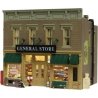 Luebner′s General Store - Built & Ready(R) Landmark Structures(R) -- Assembled - 2-7/16 x 2 x 2-1, N, Woodland Scenics 4925