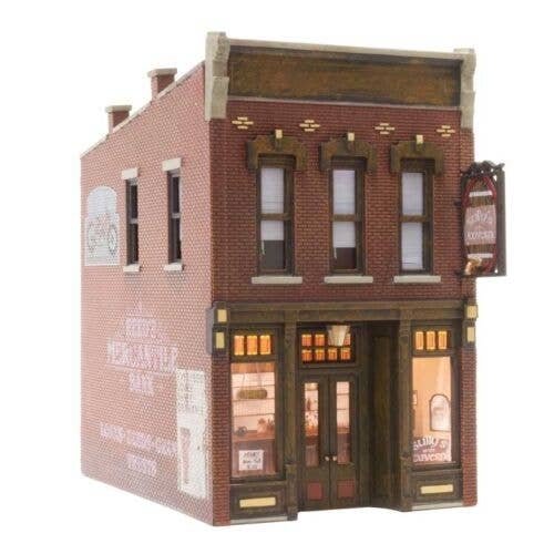 Built & Ready(R) Landmark Structures(R) - Assembled -- Sully`s Tavern 1-1/2 x 2-1/4` 3.81 x 5.71, N, Woodland Scenics 4940