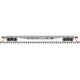 50′ Steel Flatcar with Stakes - Ready to Run -- Conrail 58536 (gray, black), N, Trainman 50005562