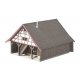 Agricultural Outbuilding -- Laser-Cut Card Kit - 4 x 3-7/16 x 2-9/16′ 10.1 x 8.7 x 6.5cm, HO, Noch Gmbh & Co 66715