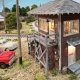 Built-&-Ready(R) Landmark Structure(R) - Assembled -- Interlocking Tower, HO, Woodland Scenics 5074