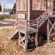 Built-&-Ready(R) Landmark Structure(R) - Assembled -- Interlocking Tower, HO, Woodland Scenics 5074
