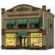 Dugan′s Paint Store - Built & Ready Landmark Structures(R) -- Assembled - 4-19/32 x 3-5/8 x 4-1/, HO, Woodland Scenics 5053