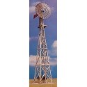 Windmill - Kit (Laser-Cut Wood) -- 1-15/16 x 2-3/4 x 8-5/8′, HO, GCLaser 1229