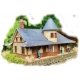 Northampton Station -- Laser-Cut Wood Kit - 4-1/2 x 2-1/2 x 2-1/2′ 11.4 x 6.4 x 6.4cm, N, The N Scale Architect 10073