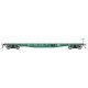 Class F30A 50′ Flatcar - Ready to Run -- Penn Central (Jade Green, white), HO, Rapido Trains Inc 138014A