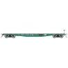 Class F30A 50′ Flatcar - Ready to Run -- Penn Central (Jade Green, white), HO, Rapido Trains Inc 138014A