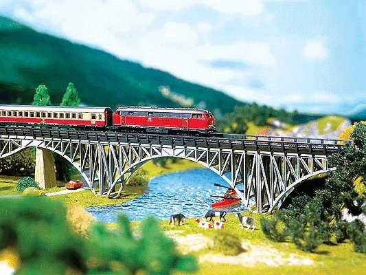 Deck Arch Bridge -- 8-5/8′ 22cm, Z, Faller Gmbh 282915